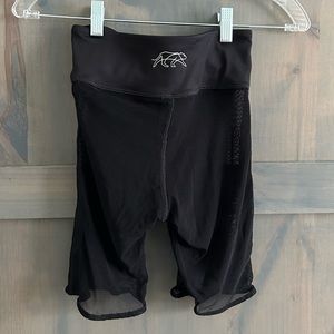 Tiger Friday mesh biker length shorts